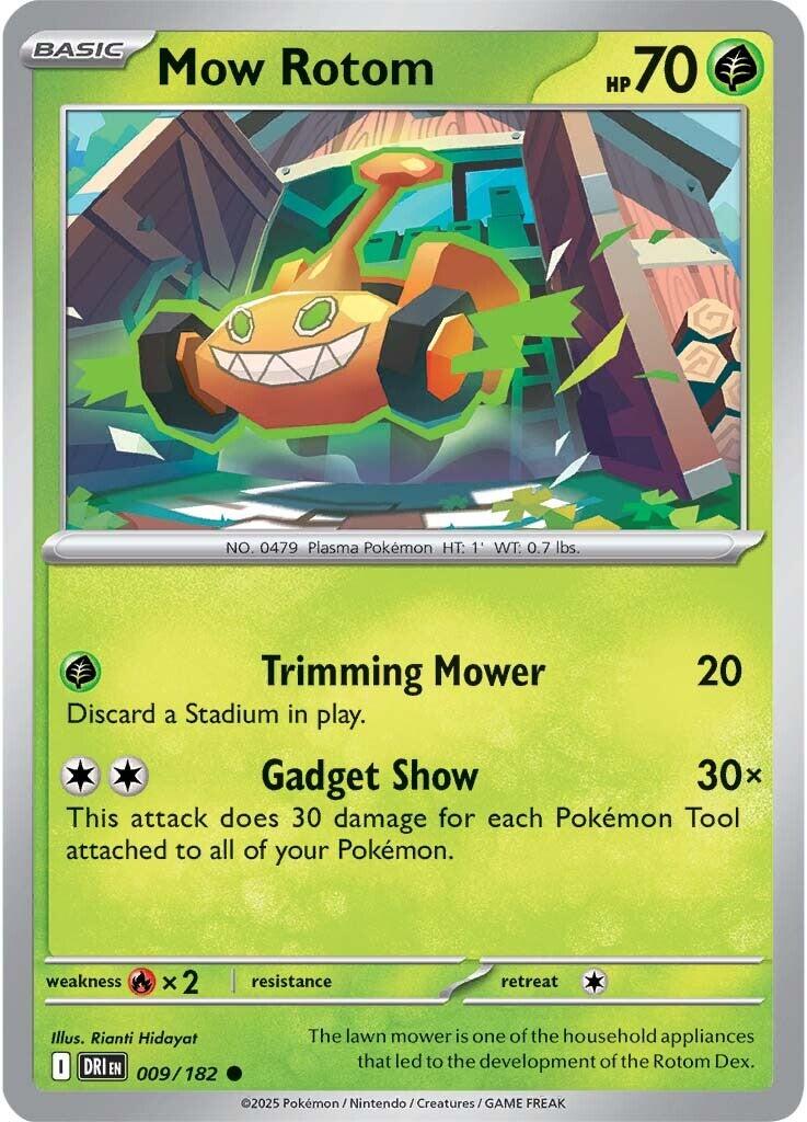 Mow Rotom (009/182) [Scarlet & Violet: Destined Rivals] | Deep Dive Games St. Marys