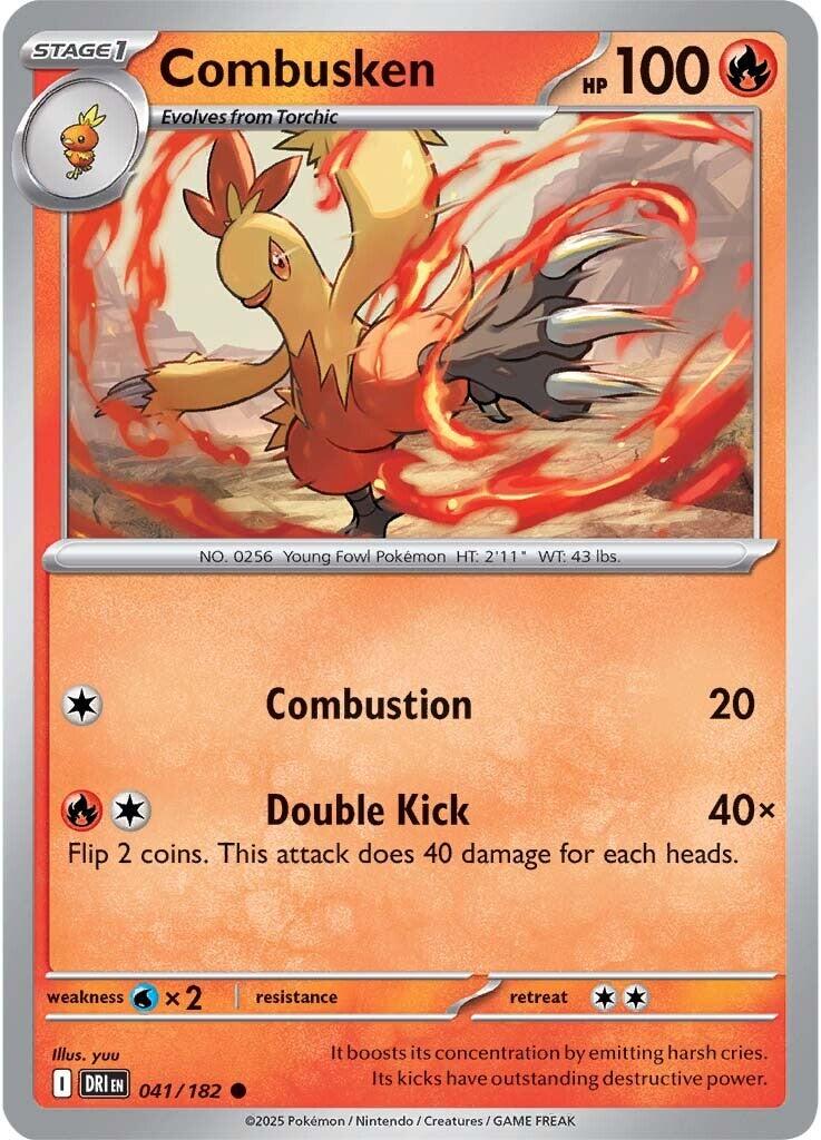 Combusken (041/182) [Scarlet & Violet: Destined Rivals] | Deep Dive Games St. Marys