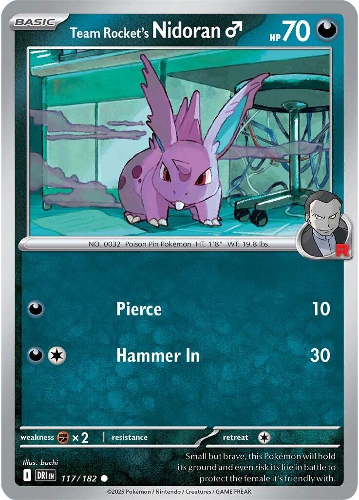 Team Rocket's Nidorand (117/182) [Scarlet & Violet: Destined Rivals] | Deep Dive Games St. Marys