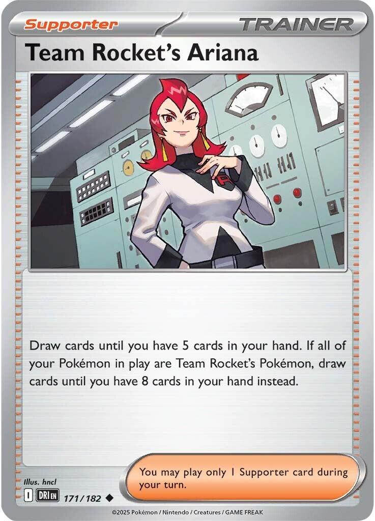 Team Rocket's Ariana (171/182) [Scarlet & Violet: Destined Rivals] | Deep Dive Games St. Marys