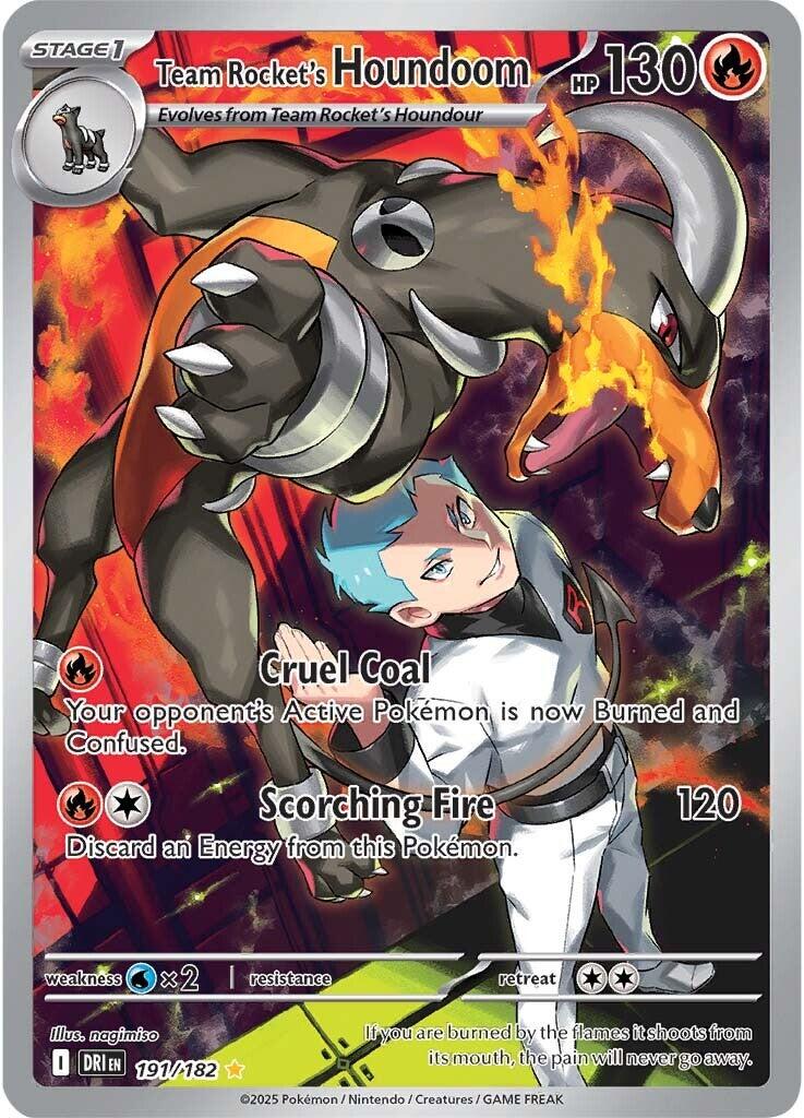 Team Rocket's Houndoom (191/182) [Scarlet & Violet: Destined Rivals] | Deep Dive Games St. Marys