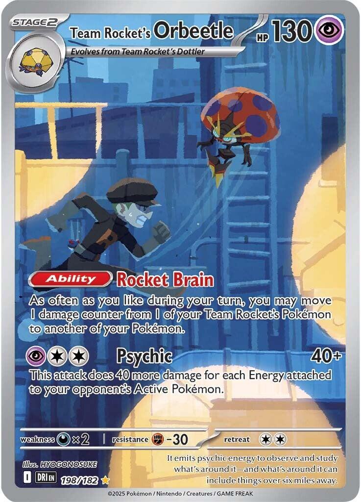 Team Rocket's Orbeetle (198/182) [Scarlet & Violet: Destined Rivals] | Deep Dive Games St. Marys