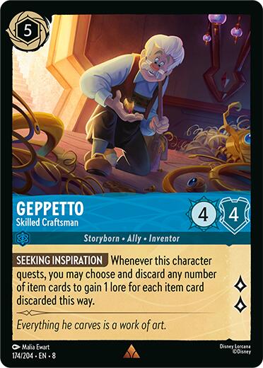 Geppetto – Skilled Craftsman (174/204) [Reign of Jafar] | Deep Dive Games St. Marys
