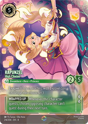 Rapunzel - High Climber (Enchanted) (214/204) [Reign of Jafar] | Deep Dive Games St. Marys