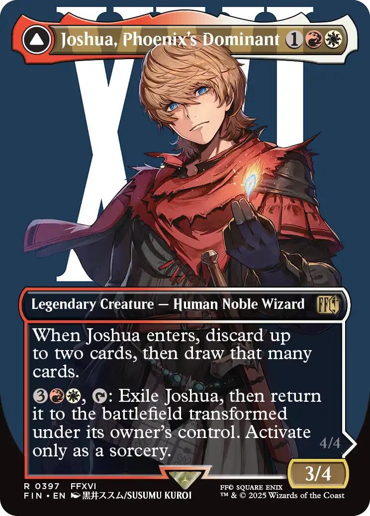 Joshua, Phoenix's Dominant (Borderless) [FINAL FANTASY] | Deep Dive Games St. Marys