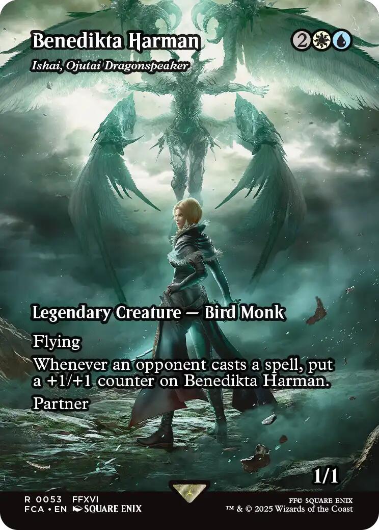 Benedikta Harman - Ishai, Ojutai Dragonspeaker (Showcase) [FINAL FANTASY : Through the Ages] | Deep Dive Games St. Marys
