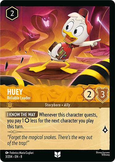 Huey - Reliable Leader (Cold Foil) (3/204) [Reign of Jafar] | Deep Dive Games St. Marys