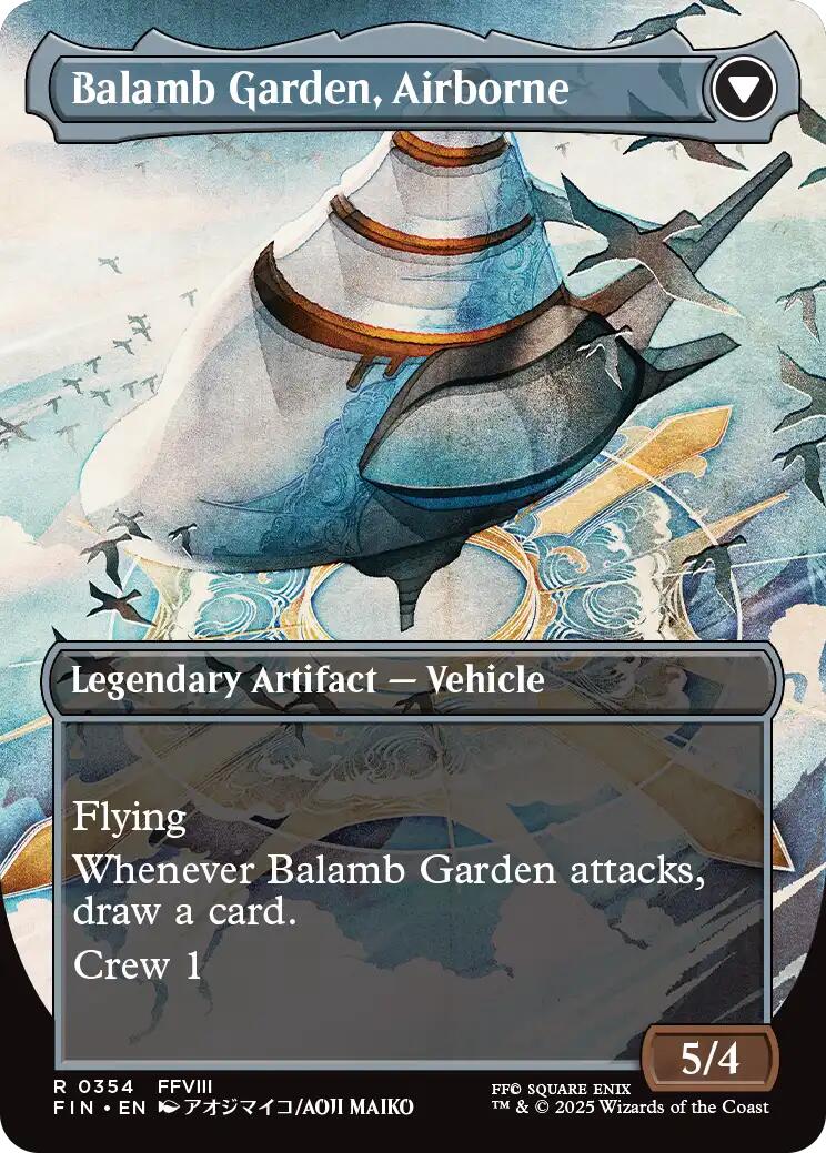 Balamb Garden, SeeD Academy // Balamb Garden, Airborne (Borderless) [FINAL FANTASY] | Deep Dive Games St. Marys