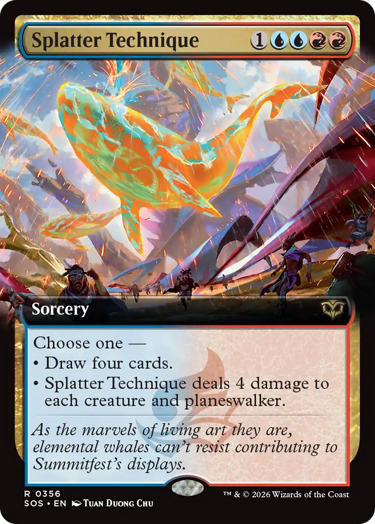 Splatter Technique (Extended Art) [Secrets of Strixhaven] | Deep Dive Games St. Marys