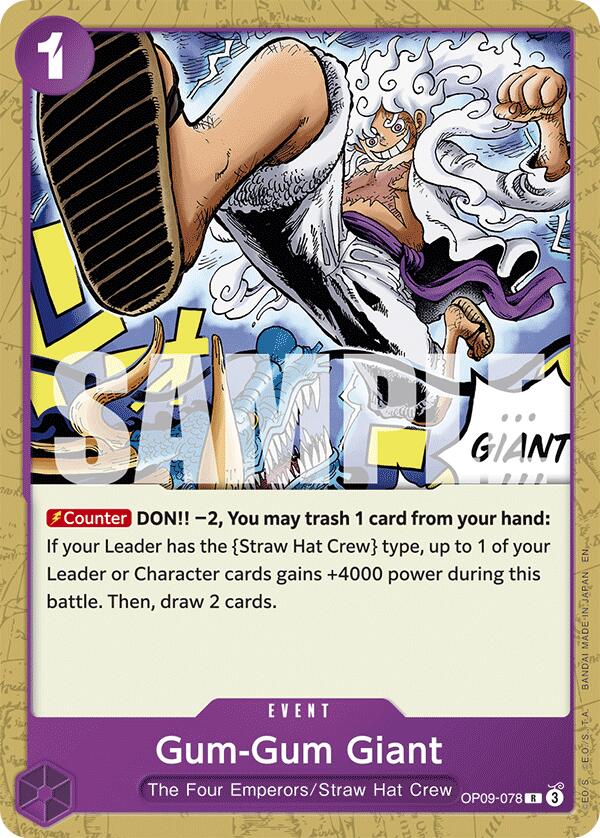 Gum-Gum Giant (Reprint) [Starter Deck: Purple/Black Monkey.D.Luffy] | Deep Dive Games St. Marys