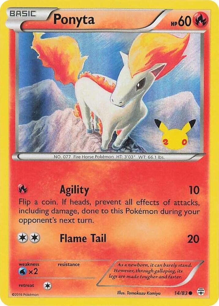 Ponyta (014/083) (UK Exclusive Promo) [Miscellaneous Cards] | Deep Dive Games St. Marys