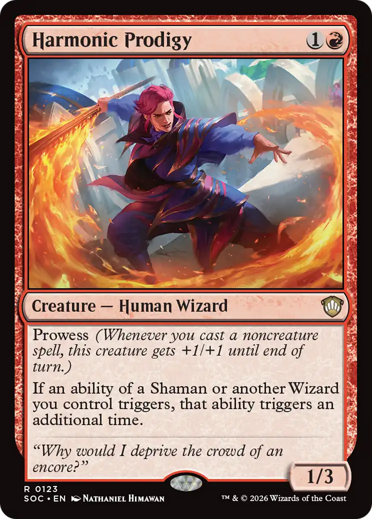 Harmonic Prodigy [Secrets of Strixhaven Commander] | Deep Dive Games St. Marys