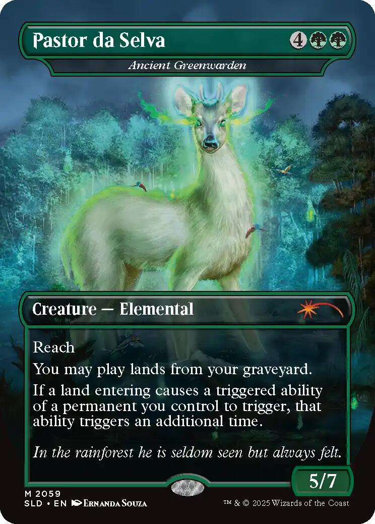 Pastor da Selva - Ancient Greenwarden [Secret Lair Drop Series] | Deep Dive Games St. Marys