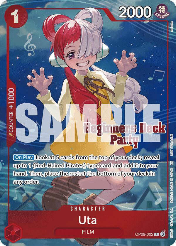 Uta (ST-23 - ST-28 Beginners Deck Party) [Winner] [One Piece Promotion Cards] | Deep Dive Games St. Marys