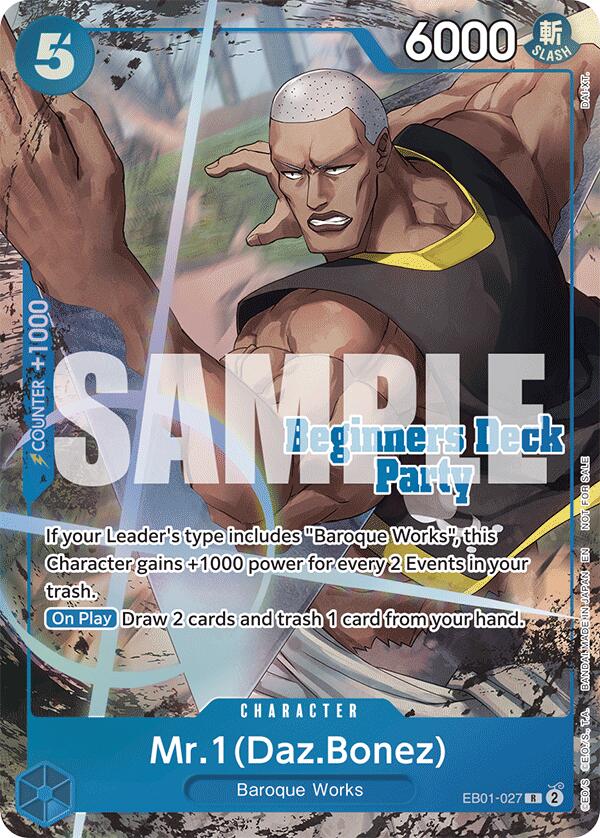 Mr. 1 (Daz.Bonez) (ST-23 - ST-28 Beginners Deck Party) [Winner] [One Piece Promotion Cards] | Deep Dive Games St. Marys