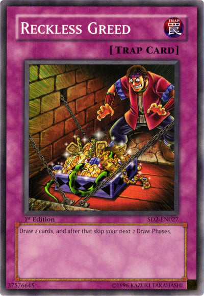 Reckless Greed [SD2-EN027] Common | Deep Dive Games St. Marys