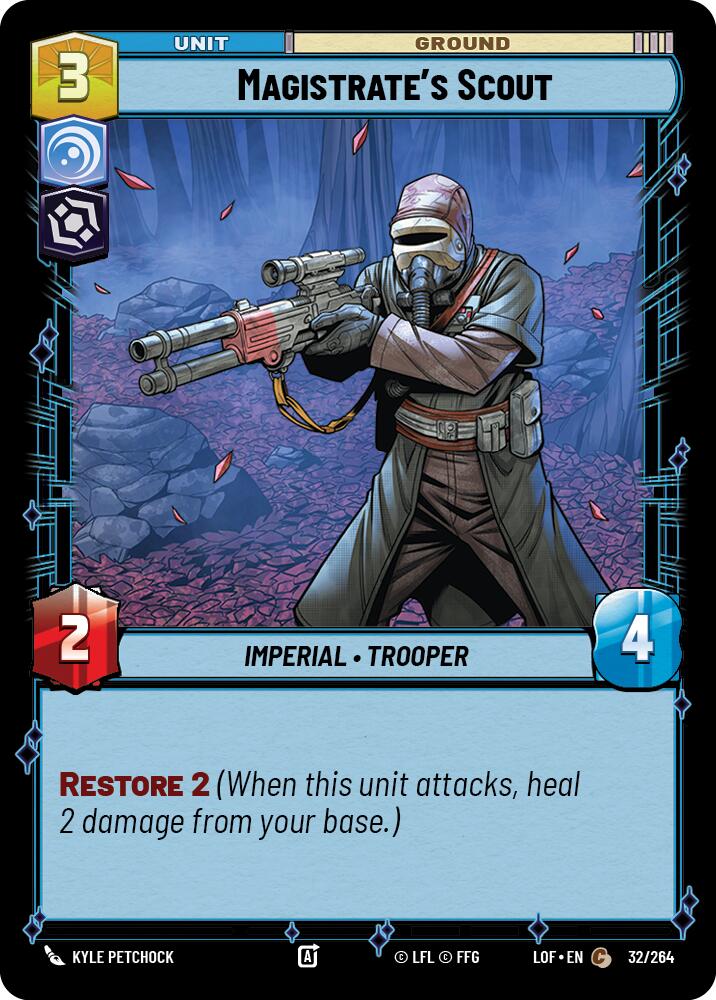 Magistrate's Scout (32/264) (32/264) [Legends of the Force] | Deep Dive Games St. Marys