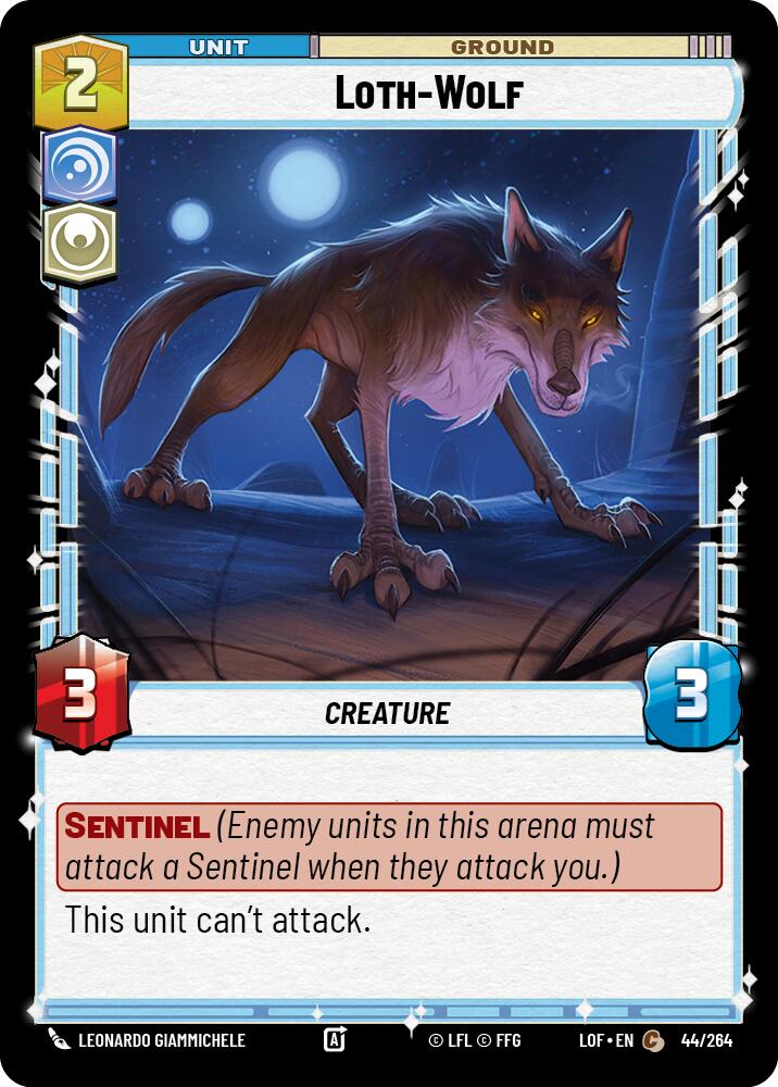 Loth-Wolf (44/264) (44/264) [Legends of the Force] | Deep Dive Games St. Marys
