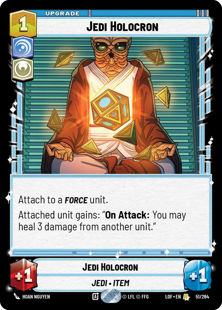 Jedi Holocron (51/264) (51/264) [Legends of the Force] | Deep Dive Games St. Marys