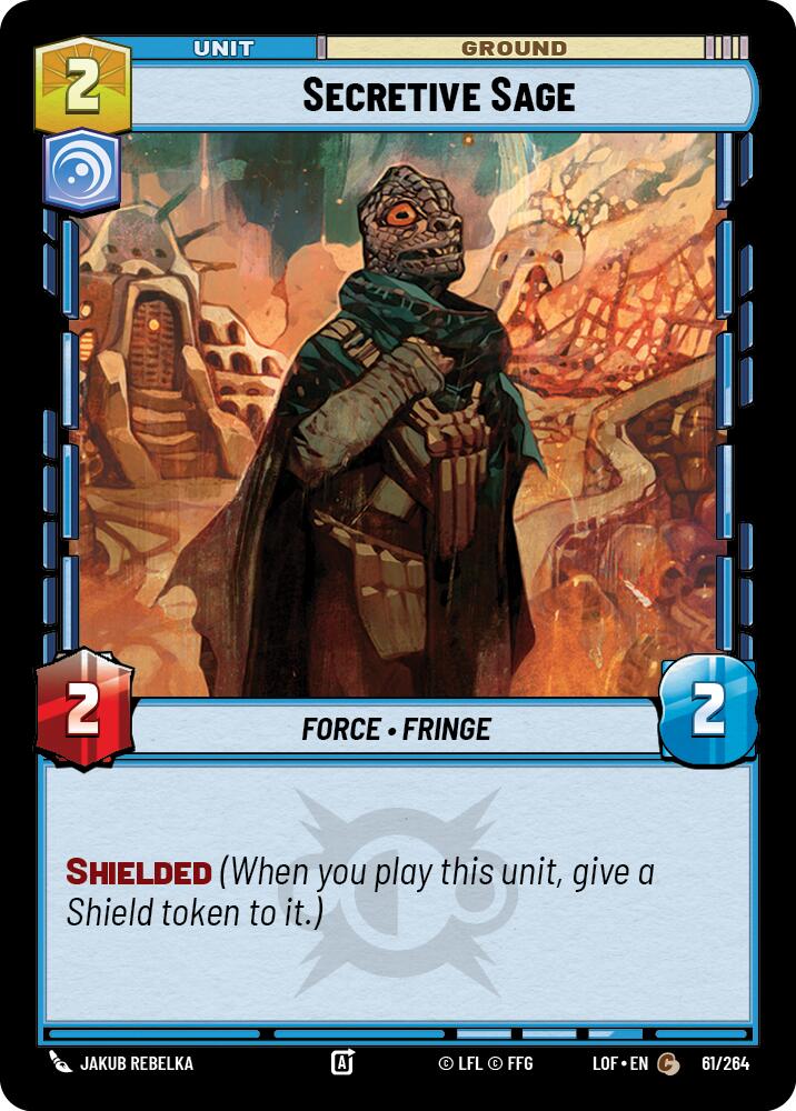 Secretive Sage (61/264) (61/264) [Legends of the Force] | Deep Dive Games St. Marys