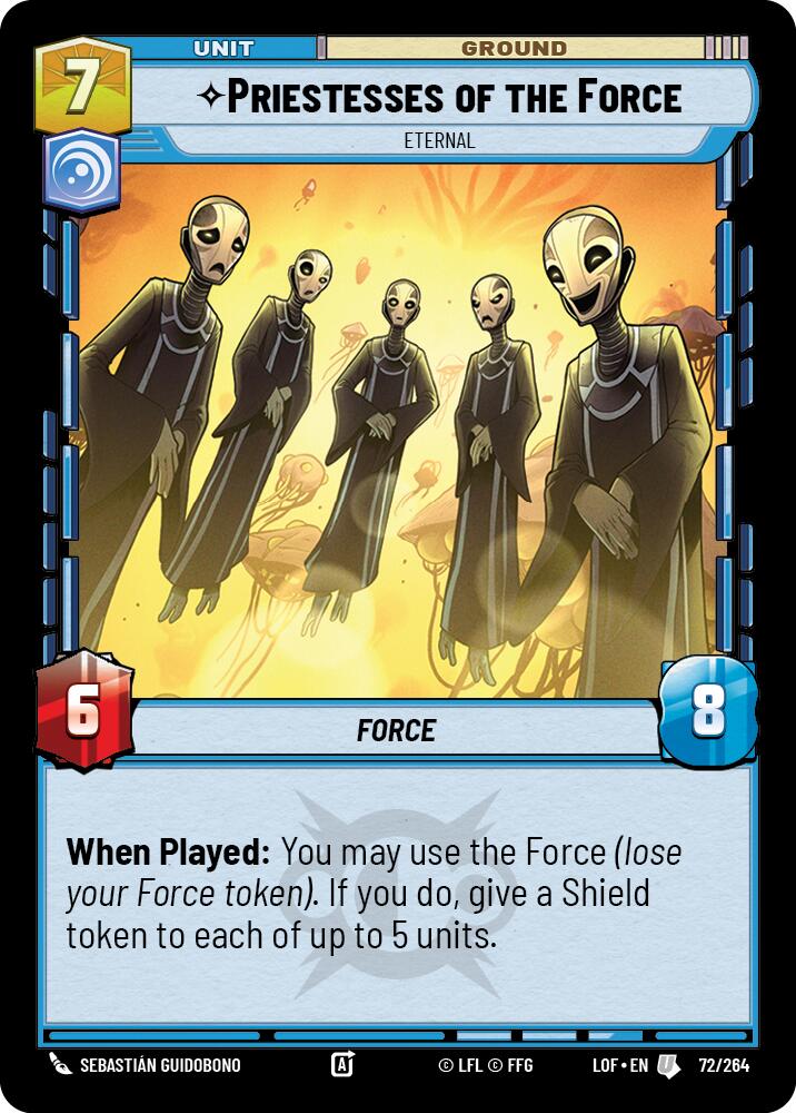 Priestesses of the Force - Eternal (72/264) (72/264) [Legends of the Force] | Deep Dive Games St. Marys