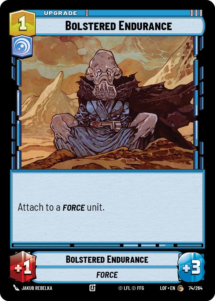 Bolstered Endurance (74/264) (74/264) [Legends of the Force] | Deep Dive Games St. Marys