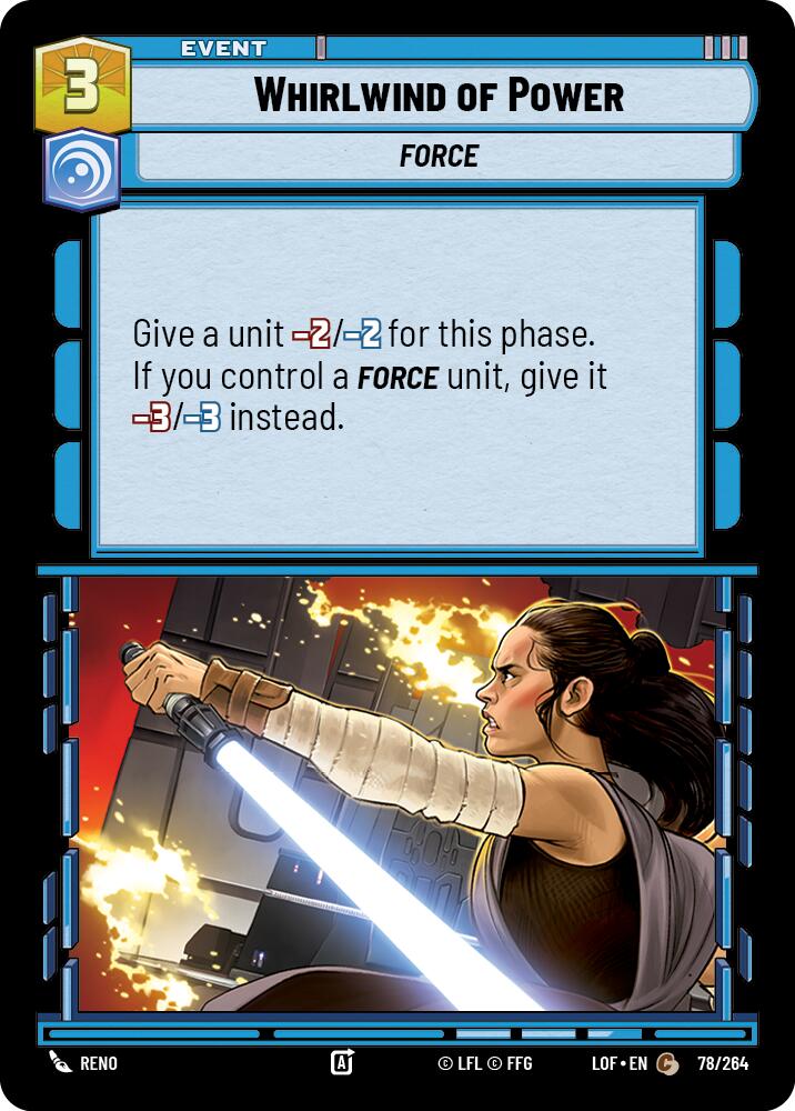 Whirlwind of Power (78/264) (78/264) [Legends of the Force] | Deep Dive Games St. Marys
