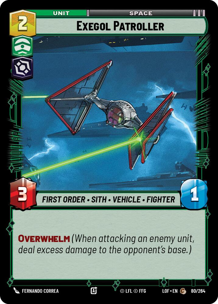 Exegol Patroller (80/264) (80/264) [Legends of the Force] | Deep Dive Games St. Marys