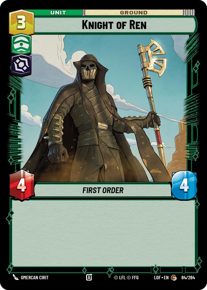 Knight of Ren (84/264) (84/264) [Legends of the Force] | Deep Dive Games St. Marys
