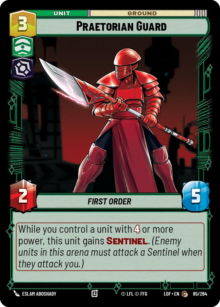 Praetorian Guard (85/264) (85/264) [Legends of the Force] | Deep Dive Games St. Marys