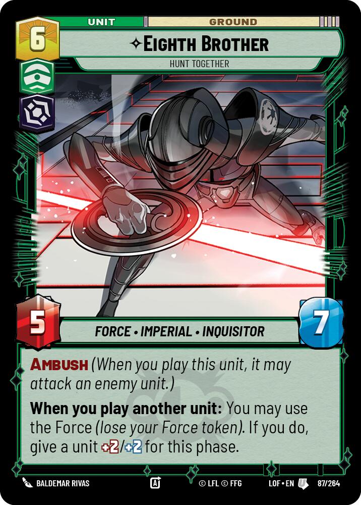 Eighth Brother - Hunt Together (87/264) (87/264) [Legends of the Force] | Deep Dive Games St. Marys