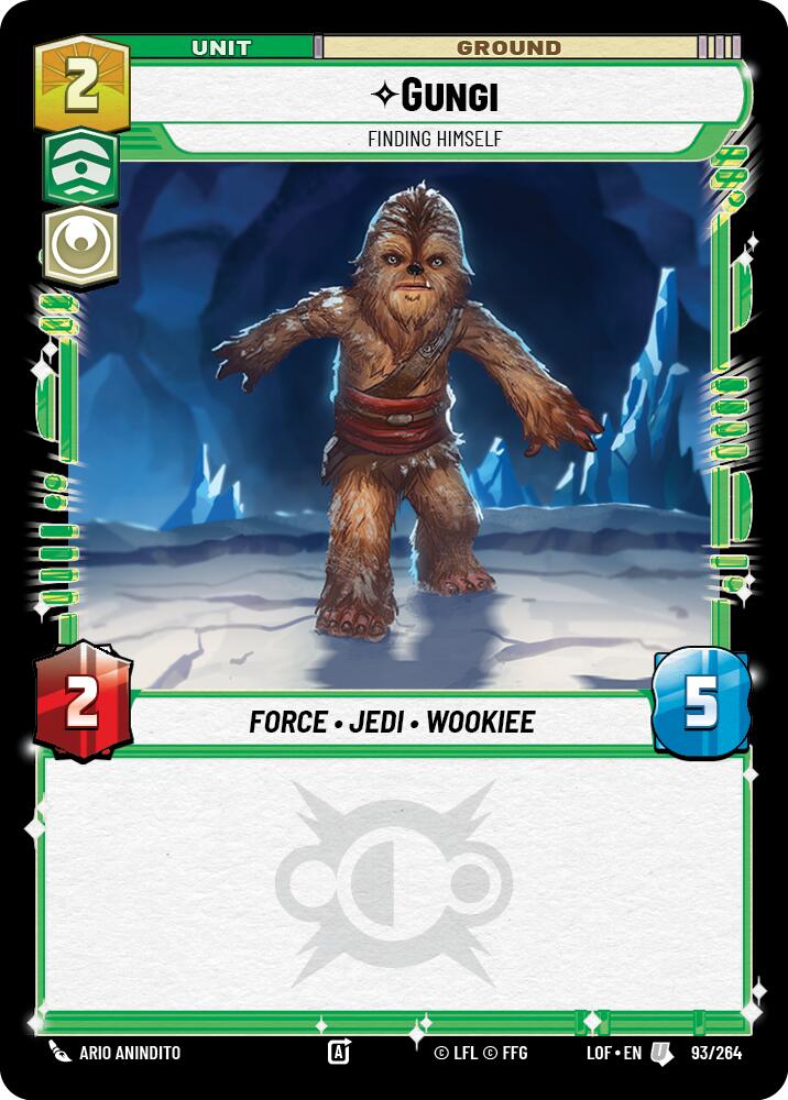 Gungi - Finding Himself (93/264) (93/264) [Legends of the Force] | Deep Dive Games St. Marys