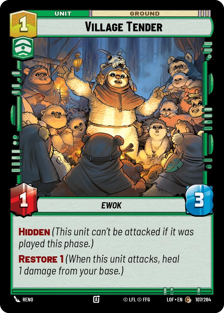 Village Tender (107/264) (107/264) [Legends of the Force] | Deep Dive Games St. Marys