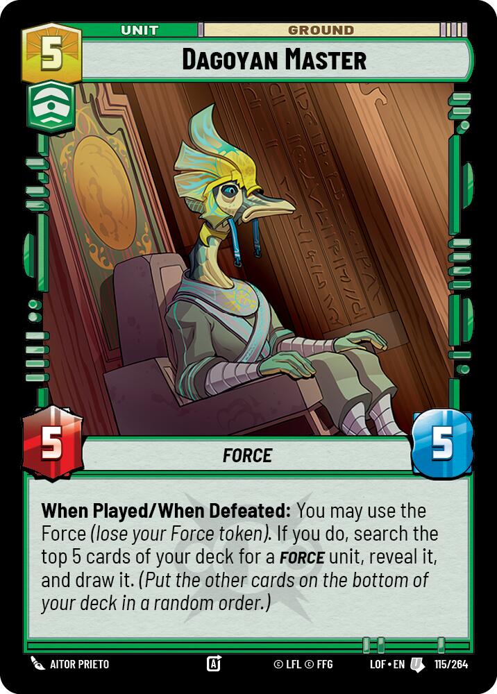 Dagoyan Master (115/264) (115/264) [Legends of the Force] | Deep Dive Games St. Marys