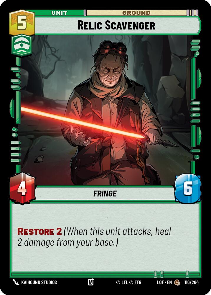 Relic Scavenger (116/264) (116/264) [Legends of the Force] | Deep Dive Games St. Marys