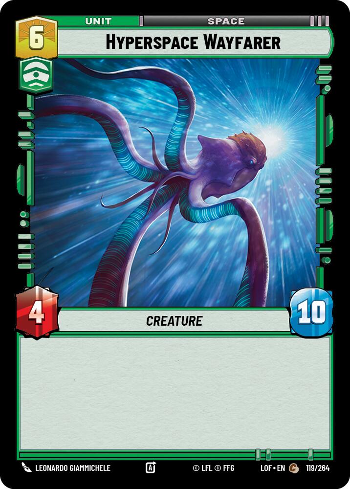 Hyperspace Wayfarer (119/264) (119/264) [Legends of the Force] | Deep Dive Games St. Marys