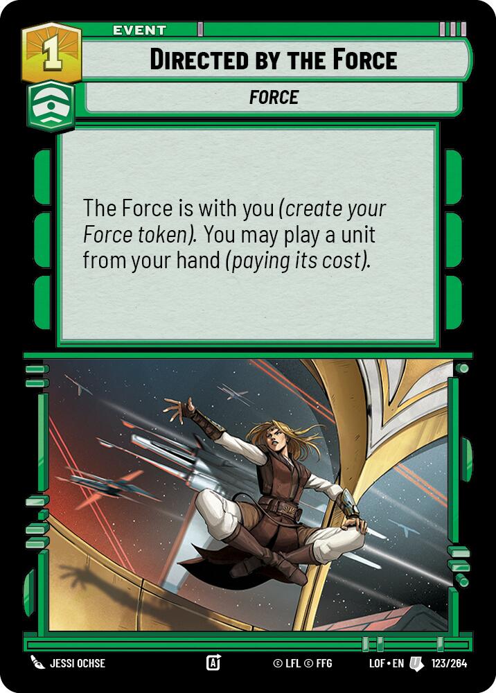 Directed by the Force (123/264) (123/264) [Legends of the Force] | Deep Dive Games St. Marys