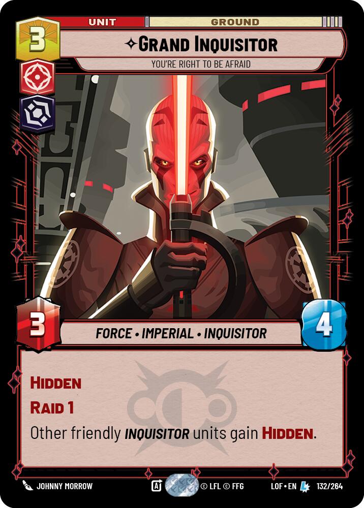Grand Inquisitor - You're Right to Be Afraid (132/264) (132/264) [Legends of the Force] | Deep Dive Games St. Marys
