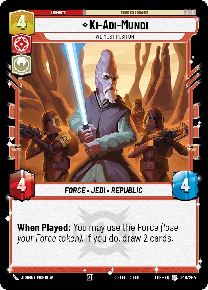 Ki-Adi-Mundi - We Must Push On (146/264) (146/264) [Legends of the Force] | Deep Dive Games St. Marys