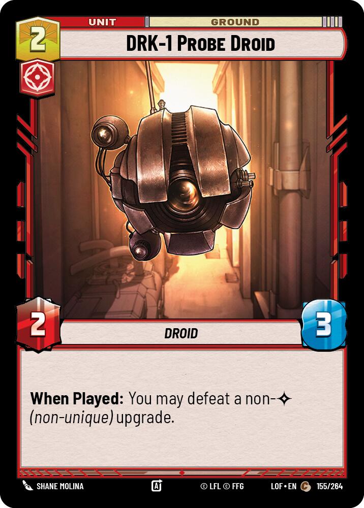 DRK-1 Probe Droid (155/264) (155/264) [Legends of the Force] | Deep Dive Games St. Marys