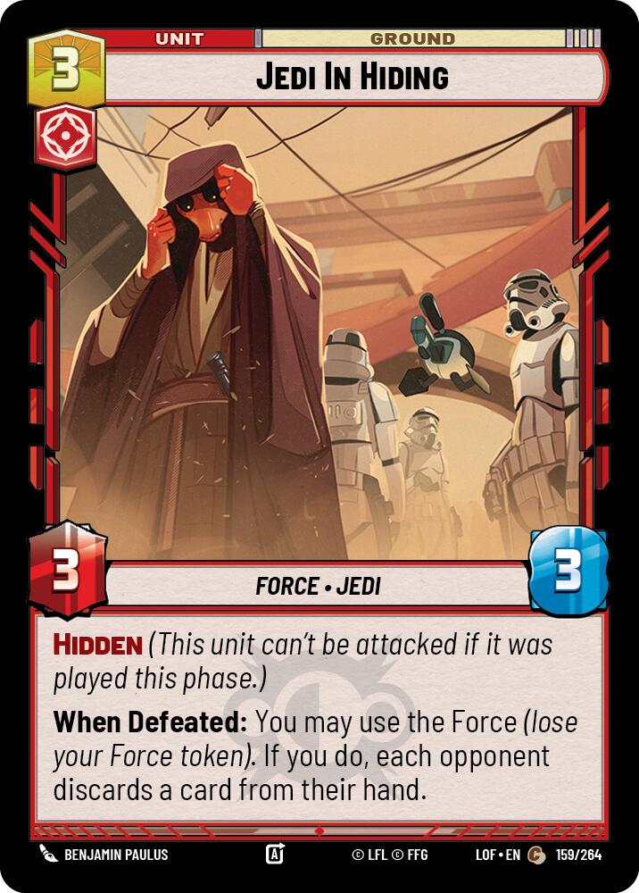 Jedi In Hiding (159/264) (159/264) [Legends of the Force] | Deep Dive Games St. Marys