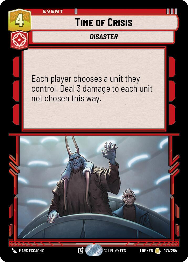 Time of Crisis (177/264) (177/264) [Legends of the Force] | Deep Dive Games St. Marys