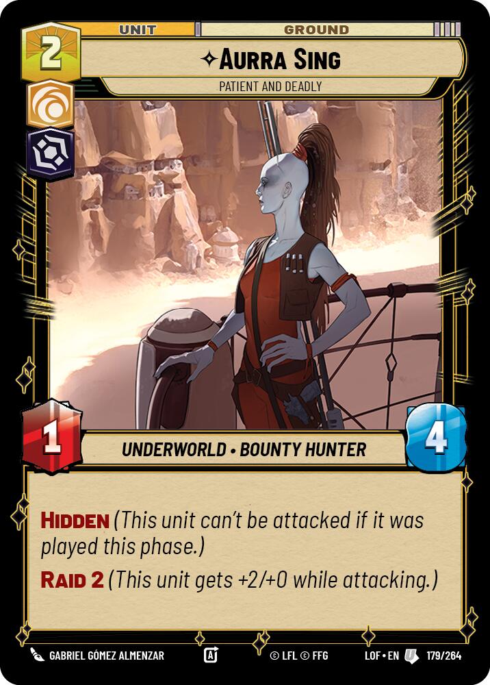 Aurra Sing - Patient and Deadly (179/264) (179/264) [Legends of the Force] | Deep Dive Games St. Marys