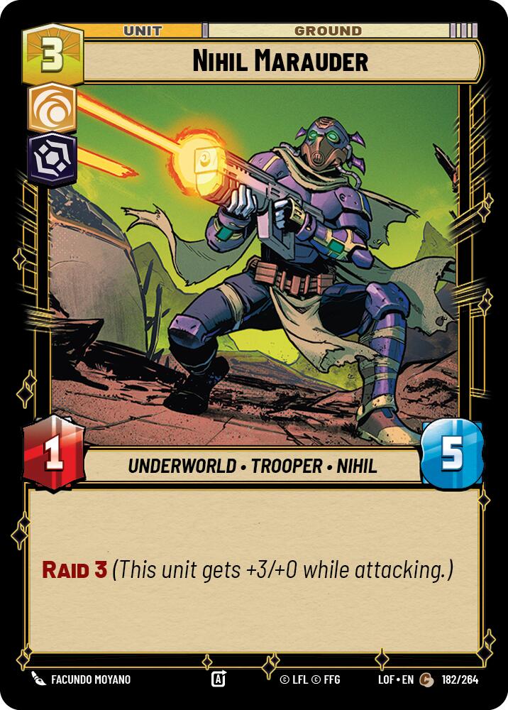 Nihil Marauder (182/264) (182/264) [Legends of the Force] | Deep Dive Games St. Marys