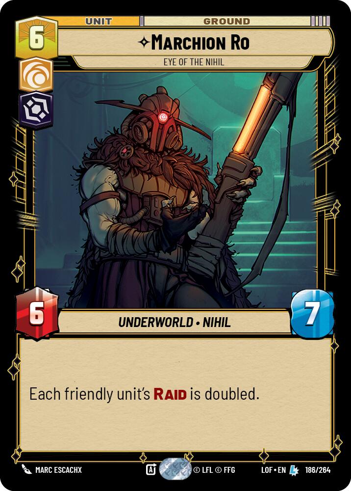 Marchion Ro - Eye of the Nihil (186/264) (186/264) [Legends of the Force] | Deep Dive Games St. Marys