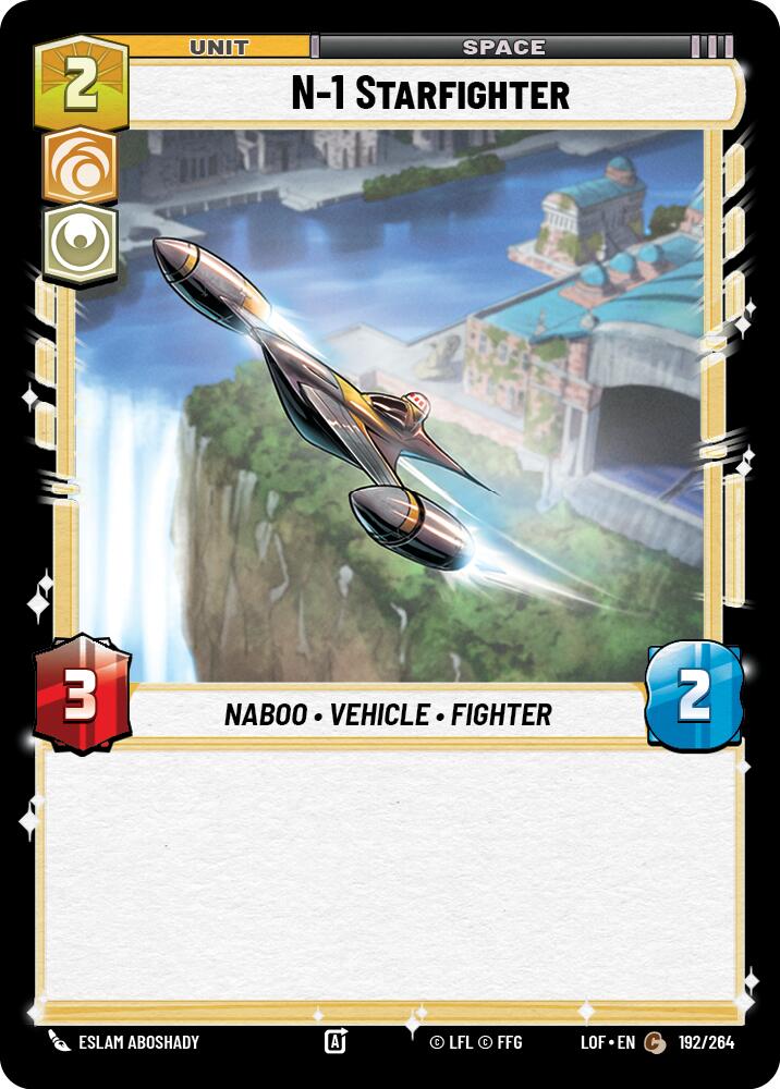 N-1 Starfighter (192/264) (192/264) [Legends of the Force] | Deep Dive Games St. Marys