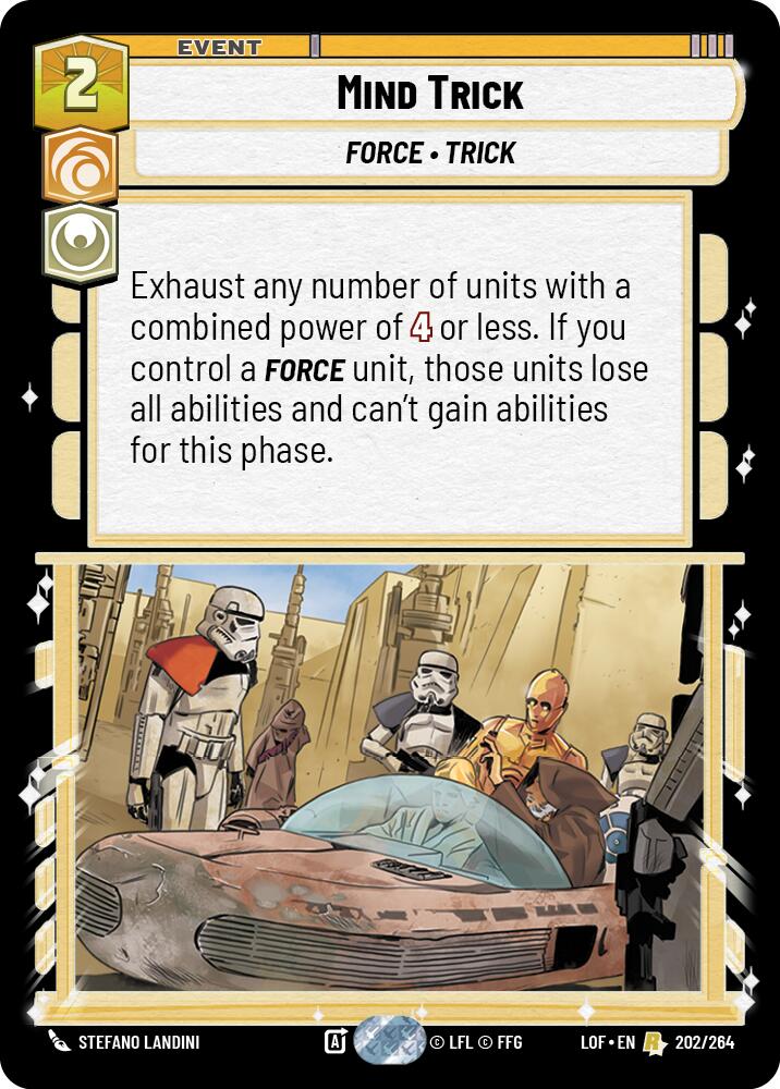 Mind Trick (202/264) (202/264) [Legends of the Force] | Deep Dive Games St. Marys