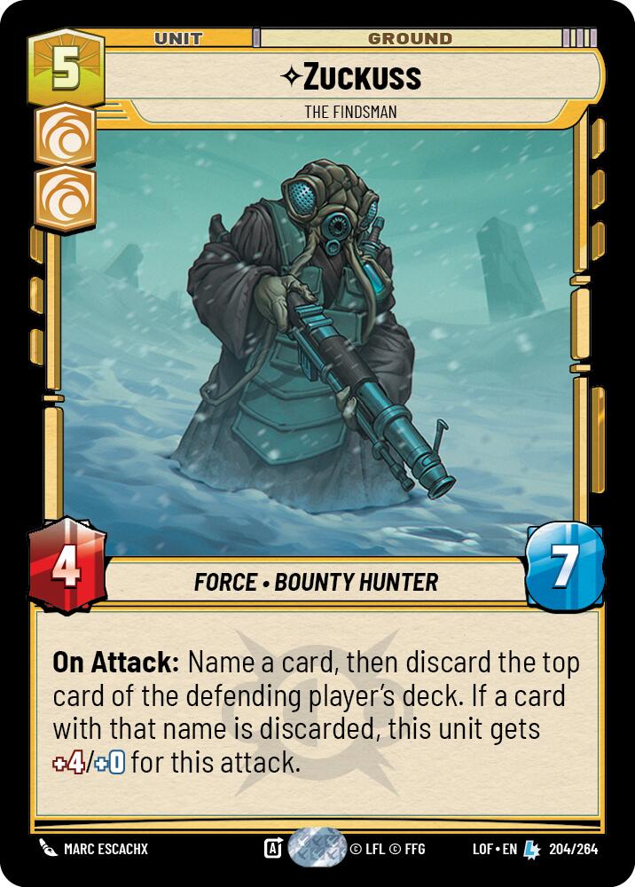 Zuckuss - The Findsman (204/264) (204/264) [Legends of the Force] | Deep Dive Games St. Marys