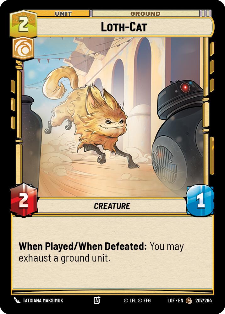 Loth-Cat (207/264) (207/264) [Legends of the Force] | Deep Dive Games St. Marys