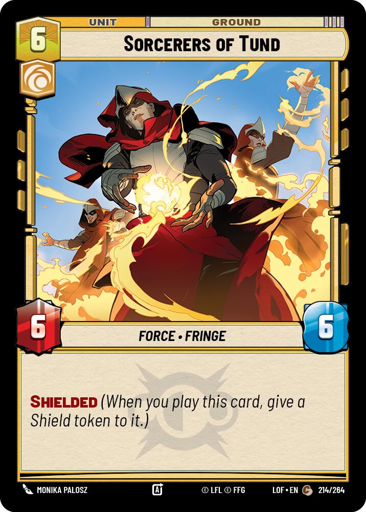 Sorcerers of Tund (214/264) (214/264) [Legends of the Force] | Deep Dive Games St. Marys
